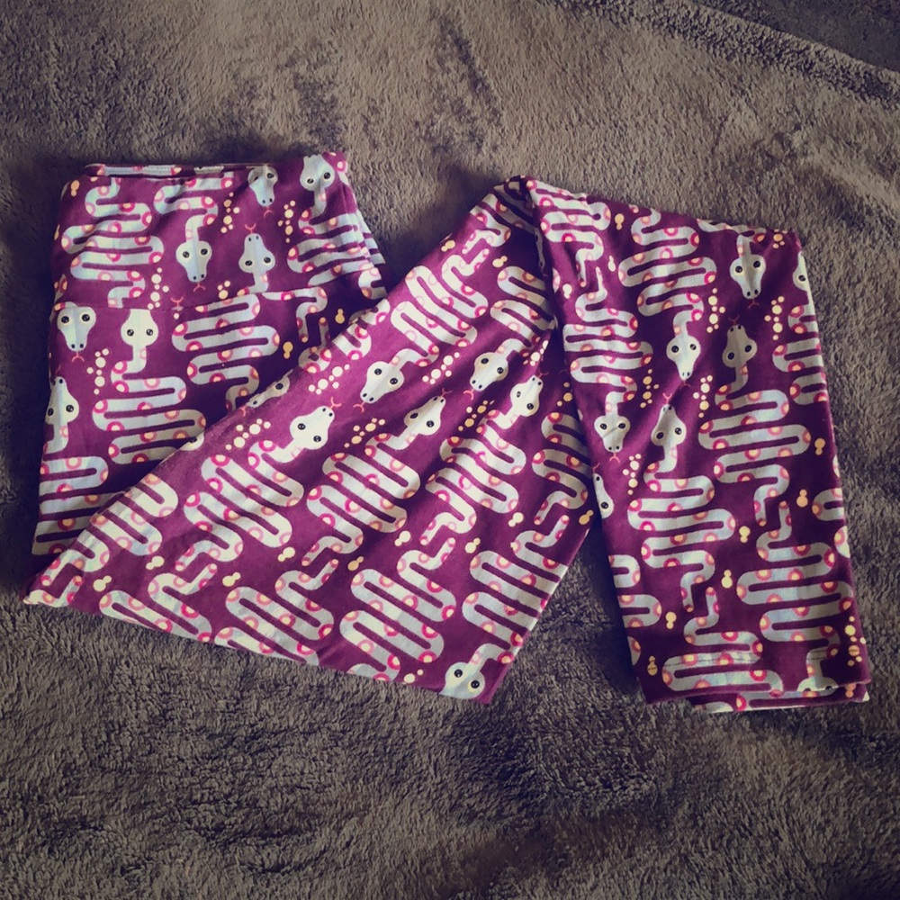 LLR OS Leggings (purple snakes)